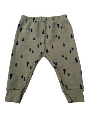 Carter’s Baby Boys Green Black Tree Print Pants Size 3–6M